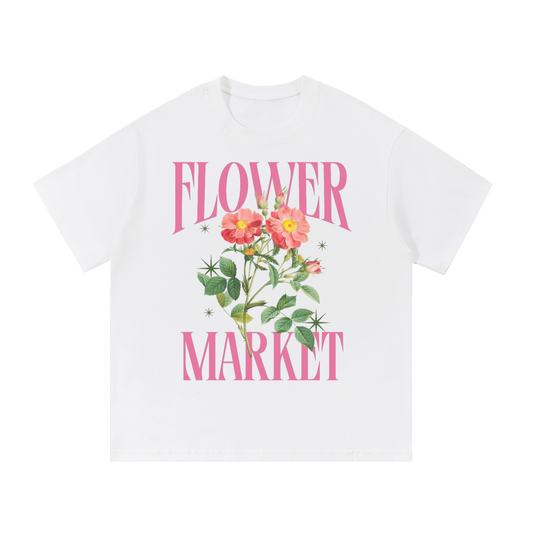 "Flower Marker" Essential Cotton Tee